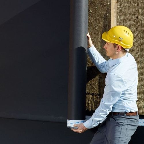 Sicherheits-Abdichtungsbahn - MAJVEST® 700 SOB - SIGA - mit Luftdichtung / für Fassaden / Rollen