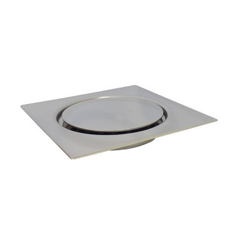 Edelstahl Ablaufgitter 150x150mm - Rutschfeste Bodenablauf Abdeckung | Für Außenbereich Silber