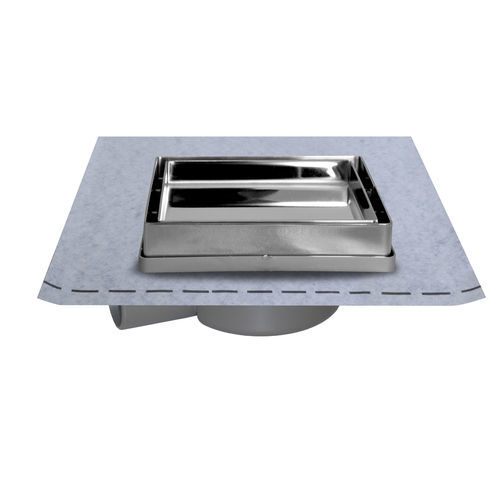 ABS-Bodenablauf - CH13TEL-01G - STAMPLAST SRL - Edelstahl / für Bad / mit herausnehmbarem Filter