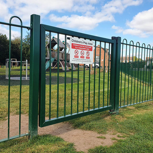 Gartentor / pulverbeschichteter Stahl - KinderGate - ZAUN FENCING 