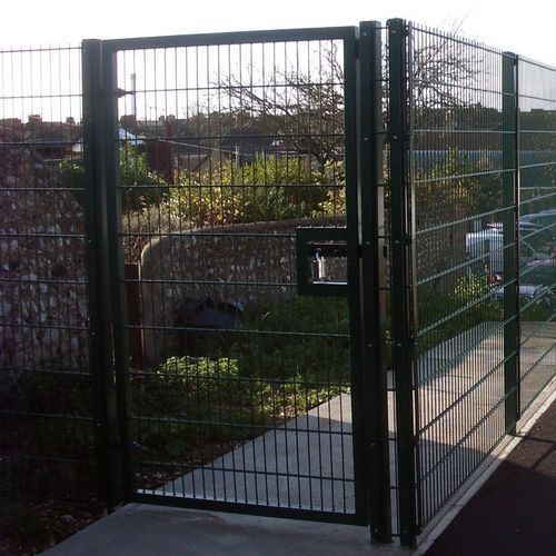 Maschen-Gartentor - SR1 (A1) - ZAUN FENCING  - Edelstahl