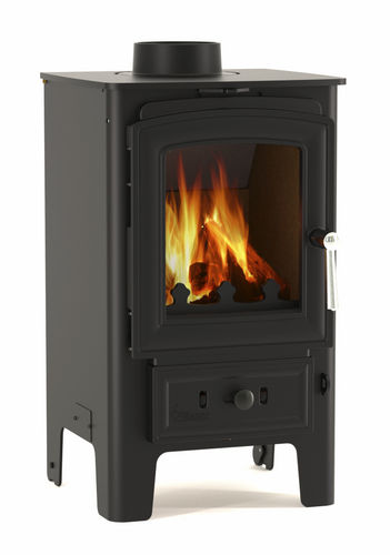 Multibrennstoff-Kaminofen - PUFFIN - Arada - Villager - traditionell / Metall