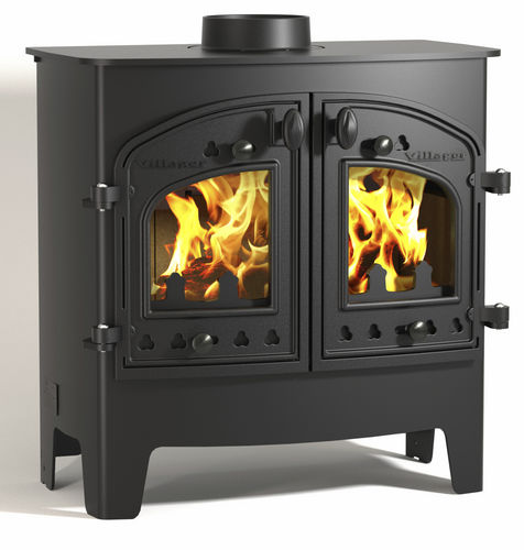 Holz-Kaminofen - FLATMATE  - Arada - Villager - traditionell / Metall