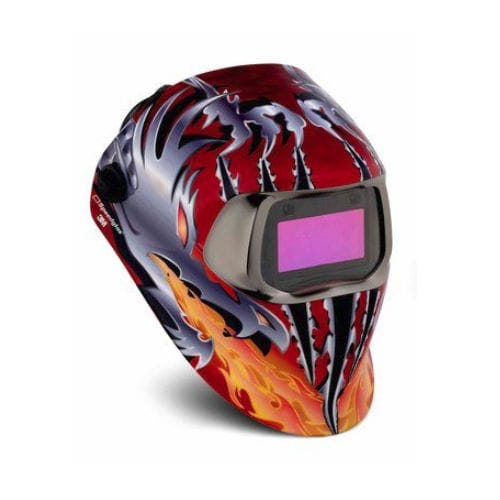 Selbstverdunkelnde Schweißmaske - SPEEDGLAS™ 100 RAZOR DRAGON  - 3 M France - EN 175 / MIG / WIG