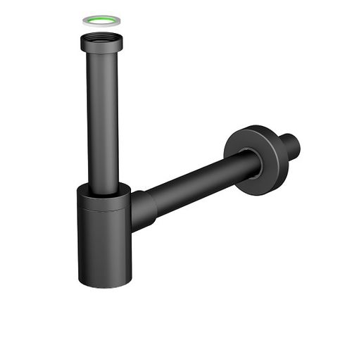 Syphon für Waschbecken / Edelstahl - 0521BL32K9 - BONOMINI S.R.L. - schwarz