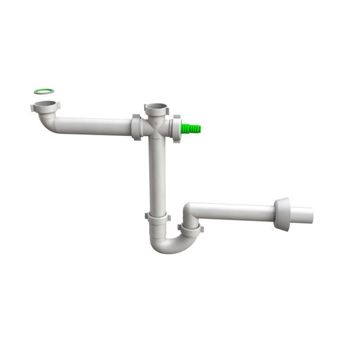 Syphon für Waschbecken / Kunststoff - SPACE CROSS - BONOMINI S.R.L.