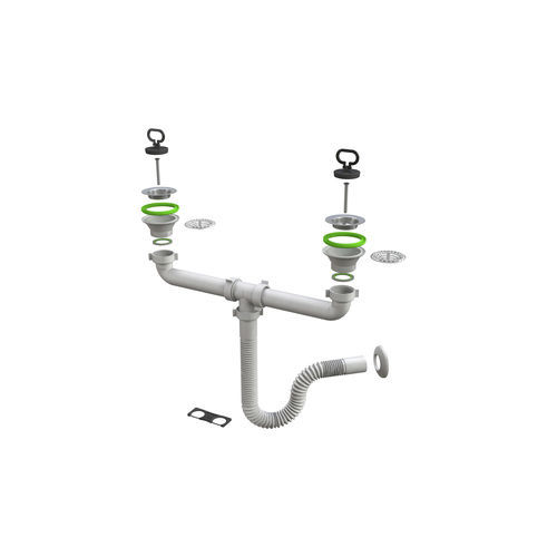 Syphon für Waschbecken / PP - DOUBLE MAGIK - BONOMINI S.R.L.