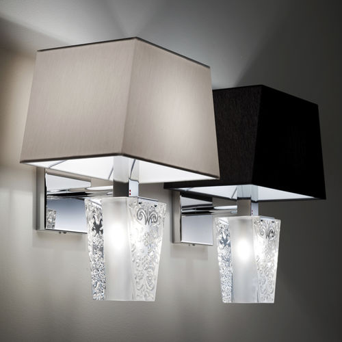 Klassische Wandleuchte - VICKY D69 - FABBIAN ILLUMINAZIONE - für den Innenraum / Kristall / Stoff