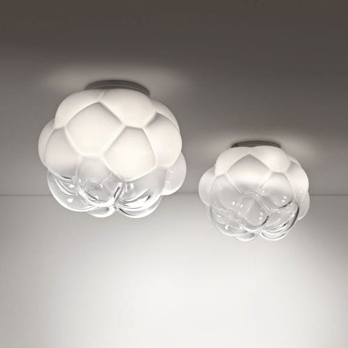 Deckenleuchte / originelles Design - CLOUDY F21 - FABBIAN ILLUMINAZIONE - rund / Glas / LED