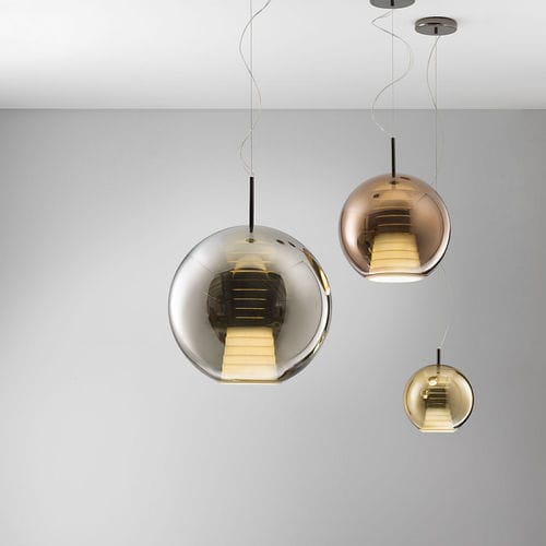 Hängelampe - BELUGA ROYAL D57 - FABBIAN ILLUMINAZIONE - Glas / modern / mit Kabel