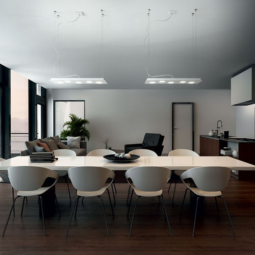 Hängeleuchte - QUARTER F38 - FABBIAN ILLUMINAZIONE - LED / rechteckig / IP40
