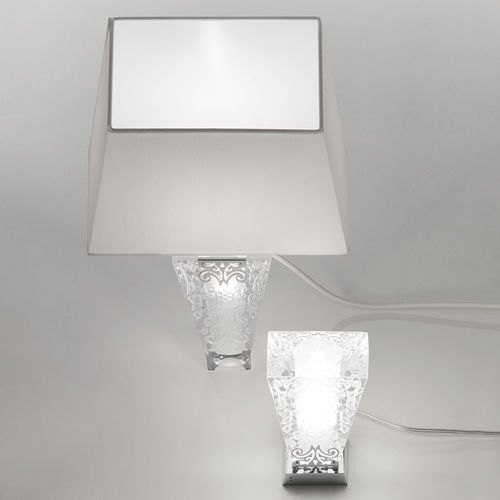 Tischlampe - VICKY D69 - FABBIAN ILLUMINAZIONE - Metall / Glas / Stoff