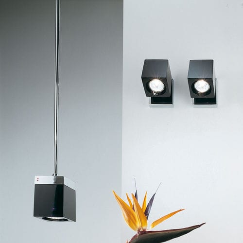 Moderne Wandleuchte - CUBETTO D28 - FABBIAN ILLUMINAZIONE - für den Innenraum / Metall / Kristall