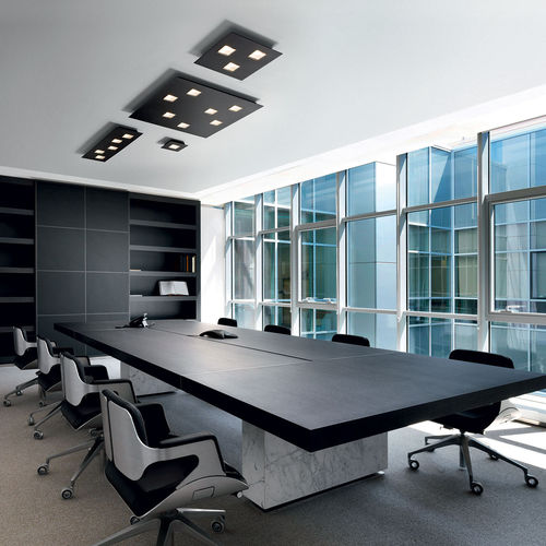 Moderne Deckenleuchte - QUARTER F38 - FABBIAN ILLUMINAZIONE - quadratisch / rechteckig / Aluminium