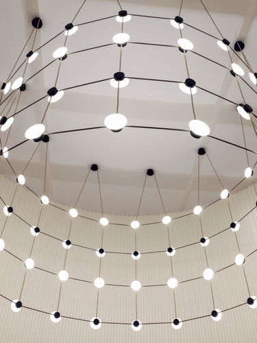Moderner Kronleuchter - POSILLIPO F75 - FABBIAN ILLUMINAZIONE - Metall / für Gewerbegebrauch / mit geometrischen Motiven