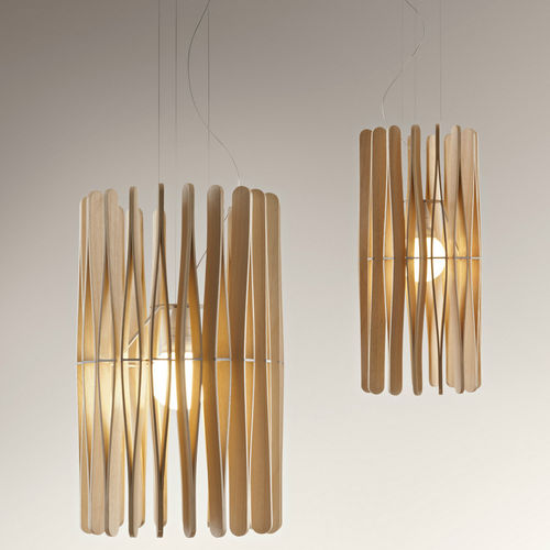 Hängelampe - STICK F23 - FABBIAN ILLUMINAZIONE - Metall / Holz / modern