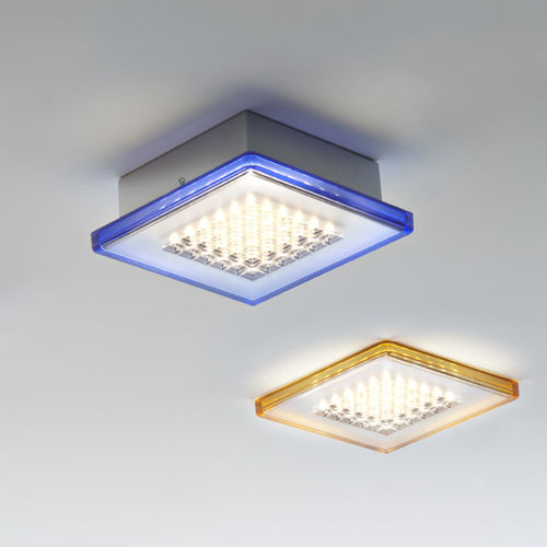 Moderne Deckenleuchte - QUADRILED F18 - FABBIAN ILLUMINAZIONE - quadratisch / Aluminium / Kunststoff