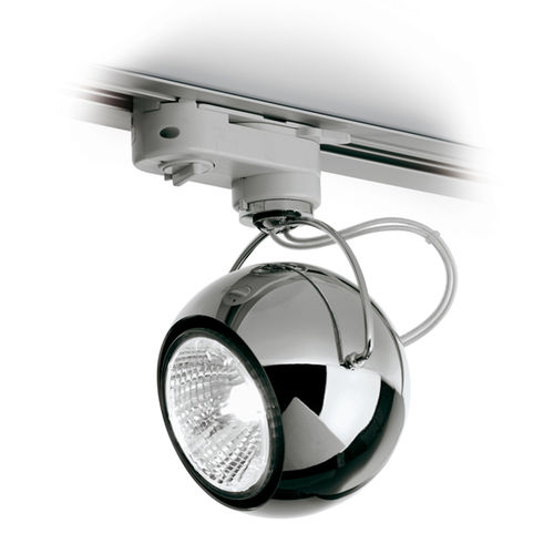 LED-Schienenleuchte - BELUGA  D57 - FABBIAN ILLUMINAZIONE - Halogen / rund / Stahl