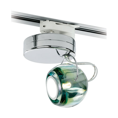 Halogen-Schienenleuchte - BELUGA COLOUR D57 - FABBIAN ILLUMINAZIONE - LED / rund / Kristall