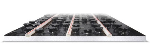 Thermoisolierung - EUROFLEX EXTRA - Eurotherm AG - Polystyrolschaum / Platten / für Fußbodenheizung