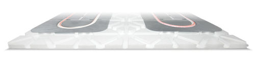 Thermo-akustische Isolierung - EUROSLIM  - Eurotherm AG - steife Platten / Innenbereich / für Fußbodenheizung
