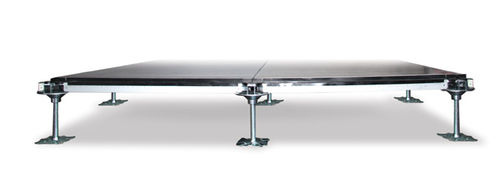 Metall-Doppelboden - MODULAR  - Eurotherm AG - mit Wärmestrahlung / für den Innenraum