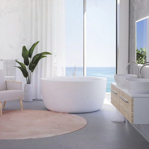 Runde Badewanne - ALLURE - BALTECO AS - freistehend / für Wohnungen / zur beruflichen Nutzung