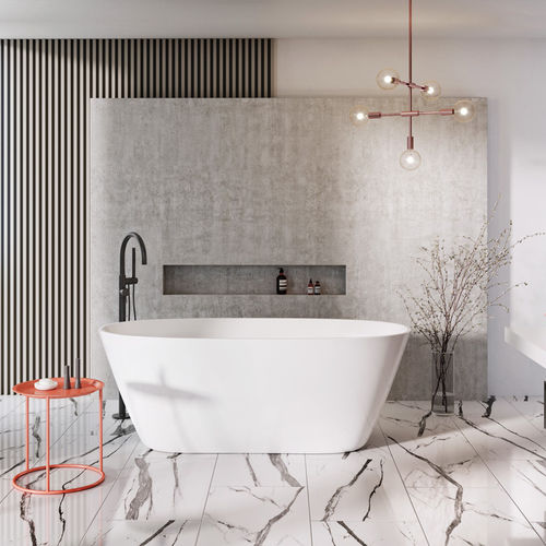 Ovale Badewanne - NIDO - BALTECO AS - freistehend / für Wohnungen / zur beruflichen Nutzung
