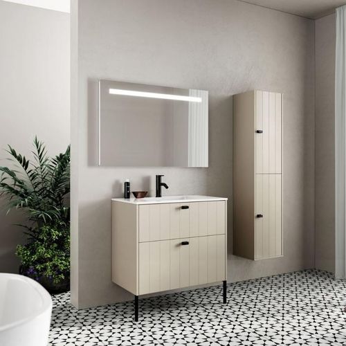 Freistehender Waschtisch-Unterschrank - NORD - BALTECO AS - wandhängend / Holz / modern