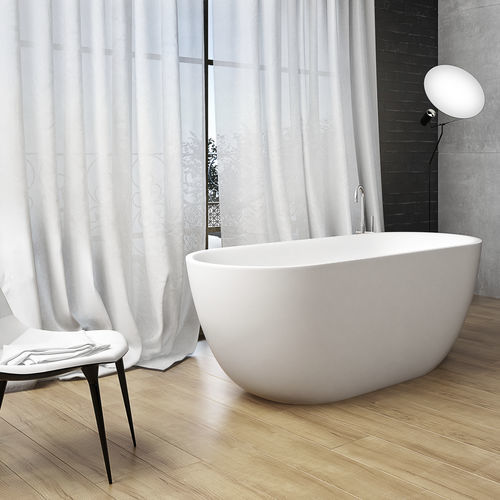 Ovale Badewanne - HALO - BALTECO AS - freistehend / für Wohnungen / zur beruflichen Nutzung