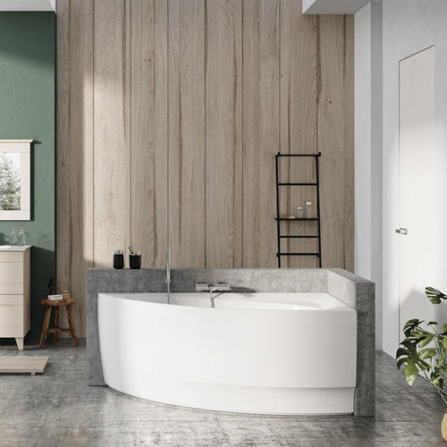 Badewanne für Eckeinbau - Idea - BALTECO AS - asymmetrisch / freistehend / für Wohnungen
