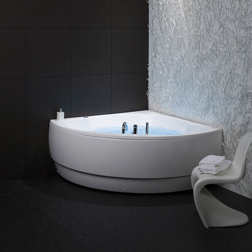 Badewanne für Eckeinbau - Metro - BALTECO AS - freistehend / für Wohnungen / Acryl