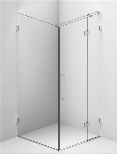 Hartglasduschkabine - Concept 2 - BALTECO AS - mit Flügeltür / für Eckeinbau / für Privatgebrauch