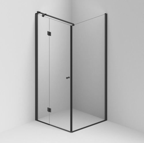 Hartglasduschkabine - Form Plus - BALTECO AS - faltbar / für Eckeinbau / für Privatgebrauch
