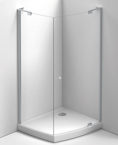 Hartglasduschkabine - Vibe - BALTECO AS - mit Flügeltür / gebogen / für Privatgebrauch