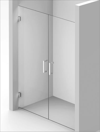 Einflügelige Duschwand - Concept 11 - BALTECO AS - für Nischen / Hartglas / maßgefertigt