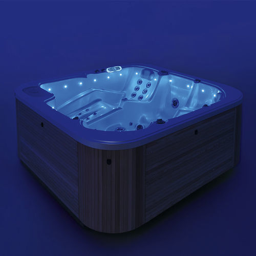 Einbau-Whirlpool - Aqua - BALTECO AS - quadratisch / Zweisitzer / Acryl