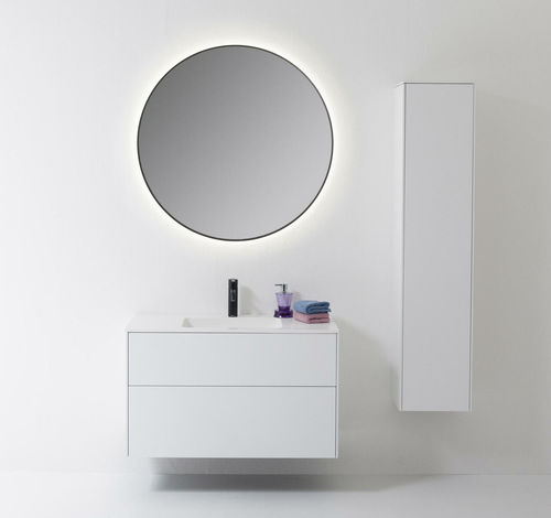 Wandhängender Waschtisch-Unterschrank - Vida - BALTECO AS - MDF / Mineralwerkstoff / modern