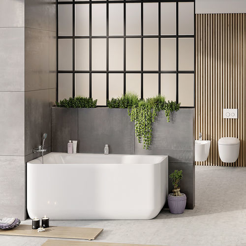Badewanne für Eckeinbau - Gamma 150 - BALTECO AS - freistehend / für Wohnungen / zur beruflichen Nutzung
