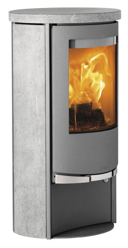 Holz-Kaminofen - 9130 - LOTUS Heating Systems A/S - modern / Speckstein