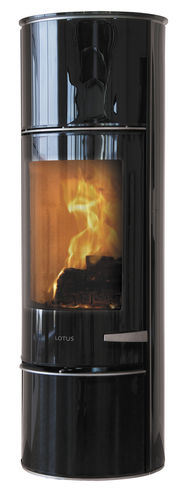 Holz-Kaminofen - PRESTIGE MAGIC  - LOTUS Heating Systems A/S - modern / Metall / schwarz