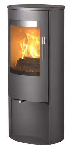 Holz-Kaminofen - MIRA  - LOTUS Heating Systems A/S - mit 3 Sichtseiten / modern / Metall