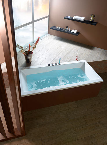 Freistehende Badewanne - MARLENE - Polysan s.r.o. - Acryl / doppelt / weiß