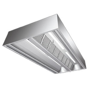 Wandabzugshaube - X-CYCLONE® EFF-M-SERIES - Rentschler REVEN Lüftungssysteme GmbH - Profi / mit integrierter Beleuchtung