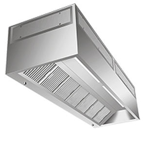 Wandabzugshaube - X-CYCLONE® EGU-SERIES - Rentschler REVEN Lüftungssysteme GmbH - Profi / mit integrierter Beleuchtung