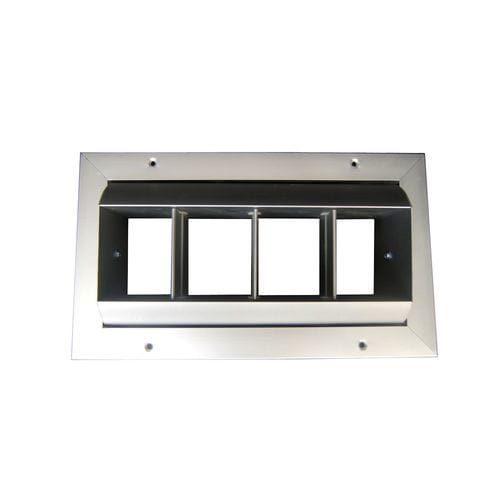 Wandmontierter Luftdiffusor - UBD - ROCCHEGGIANI SPA - rechteckig / Metall / Industrie