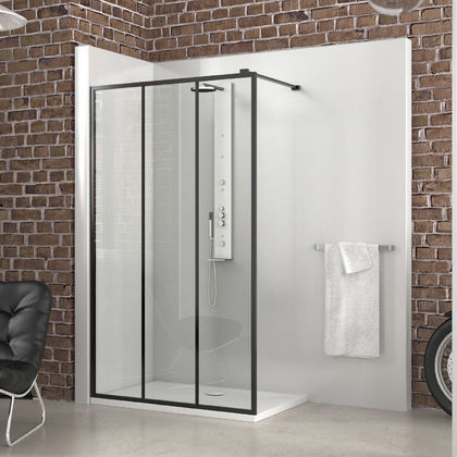 Begehbare Duschkabine - PHILLY LOFT - Roth Werke GmbH Energie- und Sanitärsysteme - Glas / Aluminium / mit Schiebetür