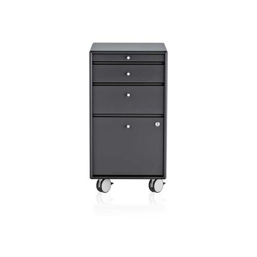 MDF-Schreibtischcontainer - Montana Furniture - mit 3 Schubladen / mit 2 Schubladen / auf Rollen