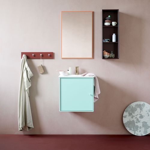 Wandmontiertes Ablagemöbel - 4143 - Montana Furniture - modern / lackiertes MDF / grau