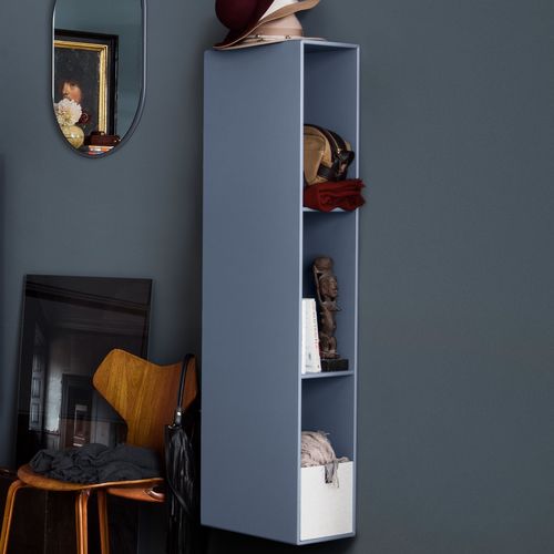 Wandmontiertes Regal - VI24L - Montana Furniture - modern / lackiertes MDF / mit Stauraum